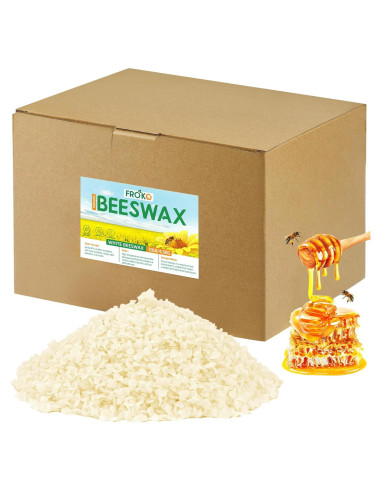 Pellets de Cera de Abeja Natural FROKO 4.5kg para Velas y Cuidado de la Piel
