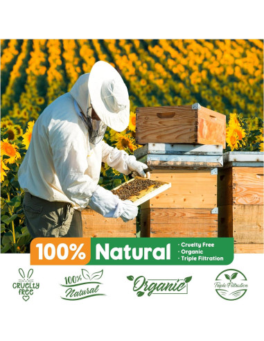 Pellets de Cera de Abeja Natural FROKO 4.5kg para Velas y Cuidado de la Piel