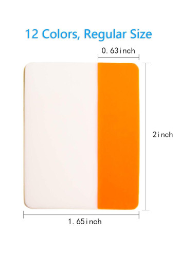 Pestañas Adhesivas KICNIC 240 Piezas 5.84 cm Multicolor