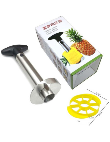 Cortador y Descorazonador de Piña AllStyle - Acero Inoxidable