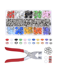 Kit de Botones a Presión de Metal Mandala Crafts 200 Unidades