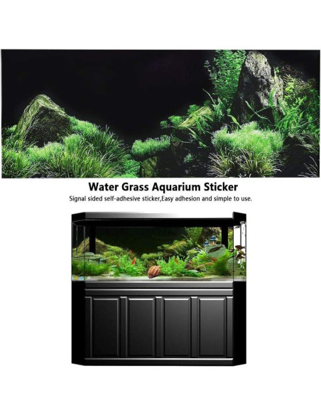 Póster de Acuario 3D PVC Autoadhesivo Zerodis 61x30 cm Póster de Acuario 3D PVC Autoadhesivo Zerodis 61x30 cm