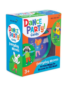 Tarjetas de Fiesta de Baile Mollybee Kids - 20 Movimientos para Preescolar 2