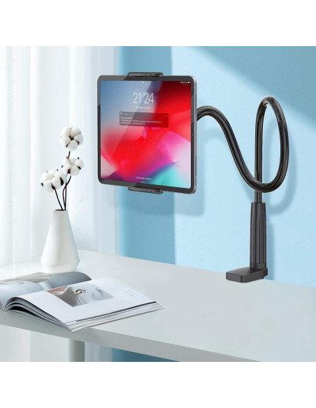 Soporte para Tableta WixGear Gooseneck 4-10.5" Negro Soporte para Tableta WixGear Gooseneck 4-10.5" Negro