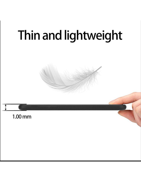Funda de Silicona Suave Negra para TCL 40 XL - Protección Completa Funda de Silicona Suave Negra para TCL 40 XL - Protección Completa