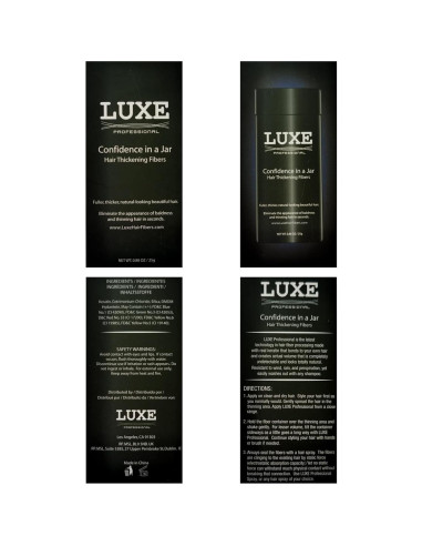 Fibras Engrosadoras para Cabello LUXE 25g Color Negro