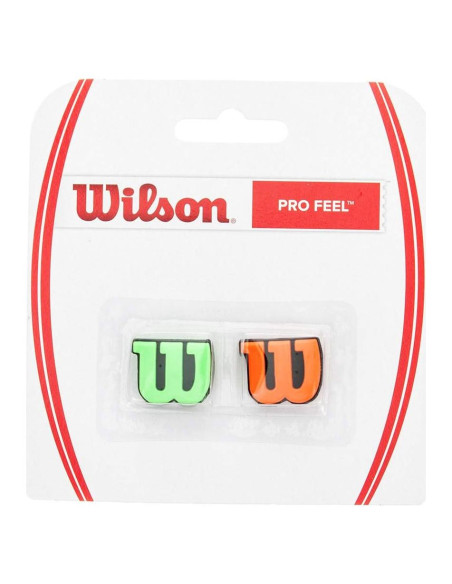 Amortiguador de Tenis Wilson Profeel Verde/Naranja - 2 Piezas Amortiguador de Tenis Wilson Profeel Verde/Naranja - 2 Piezas