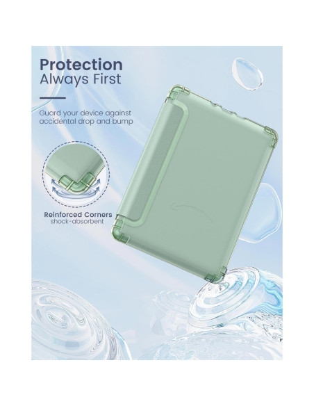 Funda MoKo para Kindle Paperwhite 6.8" 11 Gen 2021 TPU Verde Funda MoKo para Kindle Paperwhite 6.8" 11 Gen 2021 TPU Verde