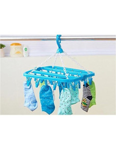 Perchero Clip Plegable Groupcow Azul 32x32 cm 2