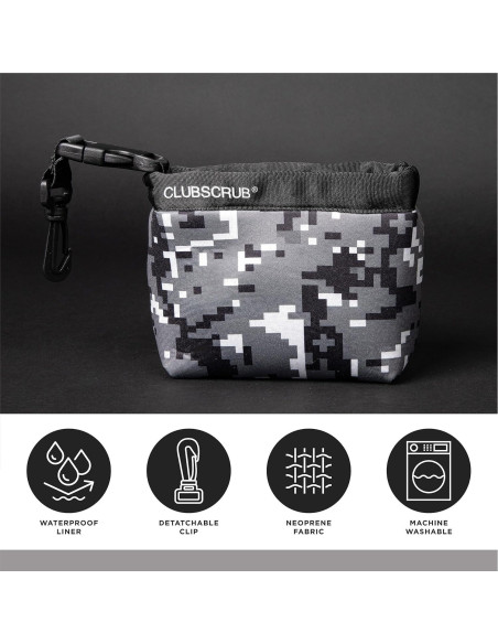 Bolsa de Limpieza para Palos y Pelotas de Golf Club Scrub Bolsa de Limpieza para Palos y Pelotas de Golf Club Scrub
