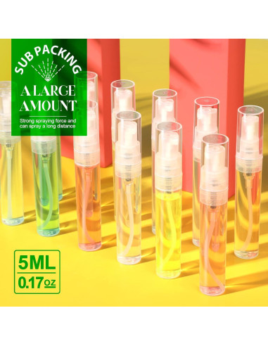 Botellas de Spray Mini 5ml Teenitor - 20 Pcs Reutilizables