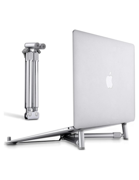 Soporte de Laptop JUBOR Ajustable Aluminio 43 cm Plegable Soporte de Laptop JUBOR Ajustable Aluminio 43 cm Plegable
