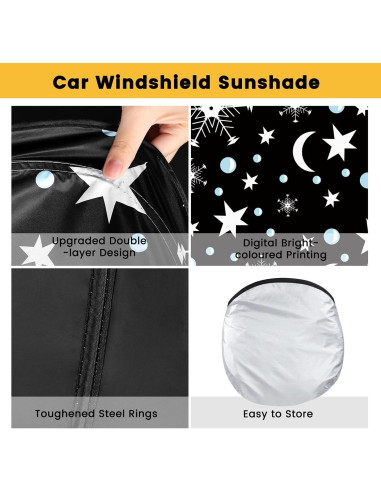 Protector Solar para Parabrisas Clothclose 139.7x81.3cm