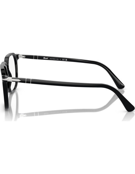 Montura de Gafas Recetadas Persol PO3337V Hombre Negro 50mm Montura de Gafas Recetadas Persol PO3337V Hombre Negro 50mm