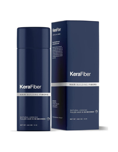 Fibras para el Cabello KeraFiber 12g - Queratina Natural Negra
