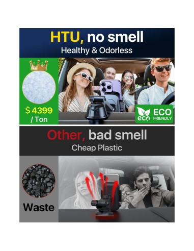 Soporte para Teléfono de Auto HTU Universal Negro 2024