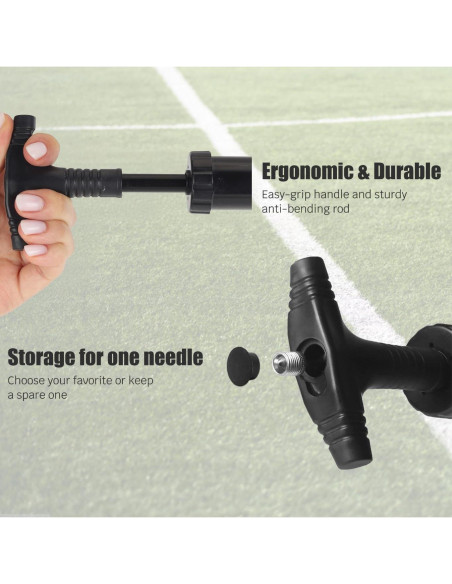 Bomba de Pelotas Sport Snail - Inflador Manual Compacto Bomba de Pelotas Sport Snail - Inflador Manual Compacto