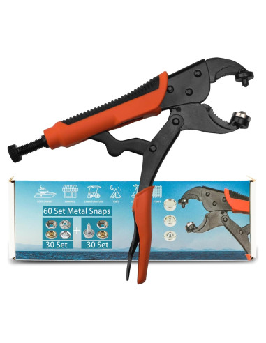 Kit de Botones a Presión Coowolf 150 Piezas para Tela y Barco