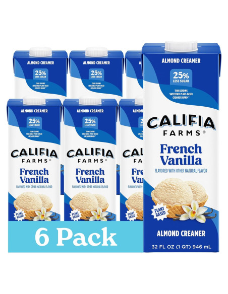 Crema de Café de Almendra Califia Farms Vainilla 192 Oz Crema de Café de Almendra Califia Farms Vainilla 192 Oz