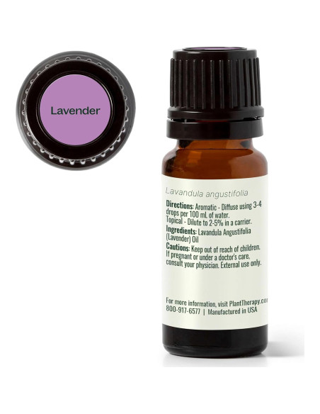 Aceite Esencial de Lavanda Plant Therapy 100% Puro 10 mL Aceite Esencial de Lavanda Plant Therapy 100% Puro 10 mL