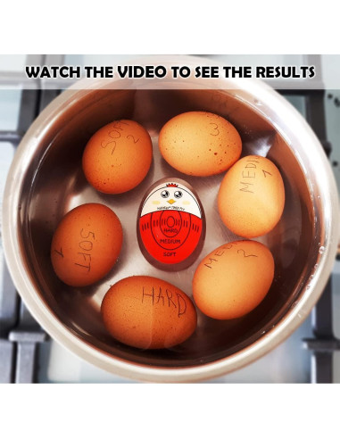Temporizador de Huevos NobleEgg Pro - Sin BPA, Cambia de Color