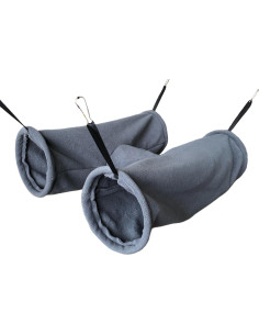 Hamaca Colgante de Forro Polar Mengxi para Hurones y Ratas 2