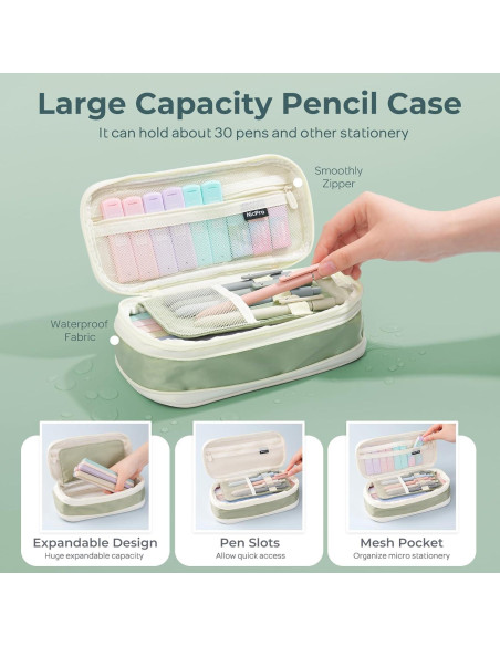Conjunto de Papelería Nicpro 39 PCS con Estuche Expandible Conjunto de Papelería Nicpro 39 PCS con Estuche Expandible
