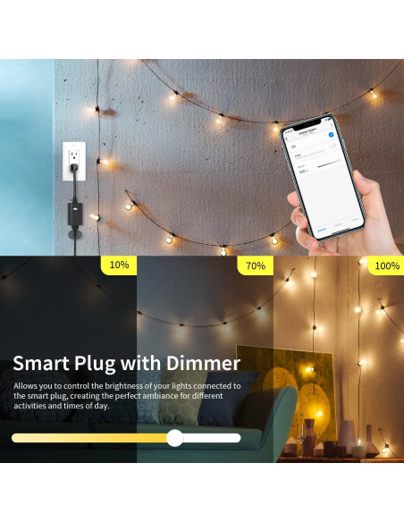 Enchufe Dimmer Inteligente Exterior Minoston MP22ZD 400W Z-Wave Enchufe Dimmer Inteligente Exterior Minoston MP22ZD 400W Z-Wave