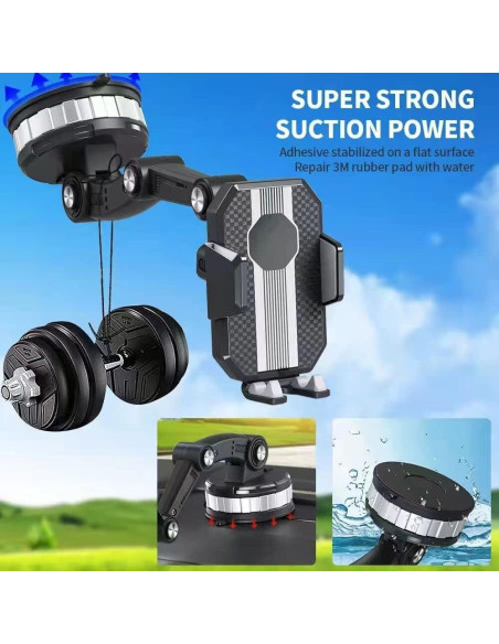 Soporte para Teléfono de Coche HIYITKS Universal Ajustable Soporte para Teléfono de Coche HIYITKS Universal Ajustable