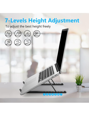 Soporte de Laptop Tonmom 103S Ajustable y Plegable 10-15.6"