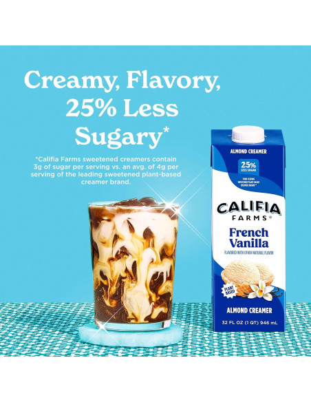 Crema de Café de Almendra Califia Farms Vainilla 192 Oz Crema de Café de Almendra Califia Farms Vainilla 192 Oz