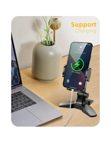 Soporte para Teléfono Wiiki-Tech L3HB-HBFT Ajustable Negro