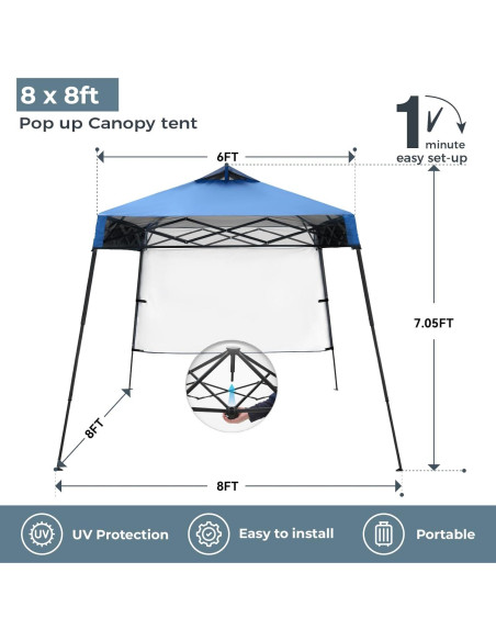 Carpa Plegable GREEN PARTY 2,44x2,44 m con Techo Ventilado Carpa Plegable GREEN PARTY 2,44x2,44 m con Techo Ventilado