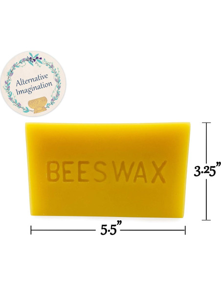 Cera de Abeja Pura Alternativa Imaginación 0.45 kg Sostenible Cera de Abeja Pura Alternativa Imaginación 0.45 kg Sostenible