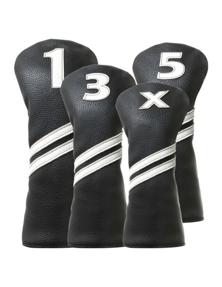 Cubiertas de Palos de Golf Frimon 4PCS Negro Caricatura Cubiertas de Palos de Golf Frimon 4PCS Negro Caricatura