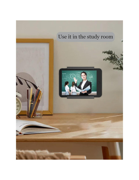 Soporte de Pared Universal para Tabletas y Teléfonos - Negro Soporte de Pared Universal para Tabletas y Teléfonos - Negro