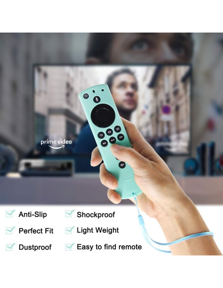 Funda de Silicona Pinowu para Control Remoto Fire TV Stick 4K Funda de Silicona Pinowu para Control Remoto Fire TV Stick 4K