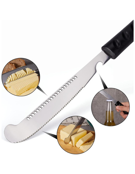 Cuchillo Multi-Función 4 en 1 Rfstekhnikos - Acero Inoxidable Cuchillo Multi-Función 4 en 1 Rfstekhnikos - Acero Inoxidable