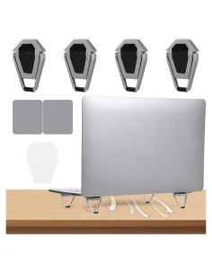 Soporte Ergonómico para Laptop JJUNW 4 Piezas Ajustable