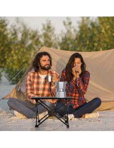 Mesa Plegable SOUJOY para Camping y Playa, Aluminio 39.37x29cm 2