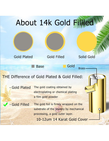 Conjunto de Anillos para Dedos de los Pies Oro 14K MILACOLATO