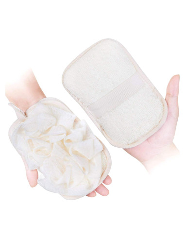 Mitón de Baño Mikimini 2 en 1 Exfoliante Lufa XL/M