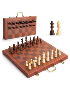 Juego de Ajedrez Magnético 39.4x19.8cm GLZM Plegable