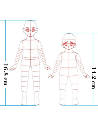 Regla Francesa para Niños EXTCCT A4 - 2 Piezas para Diseño