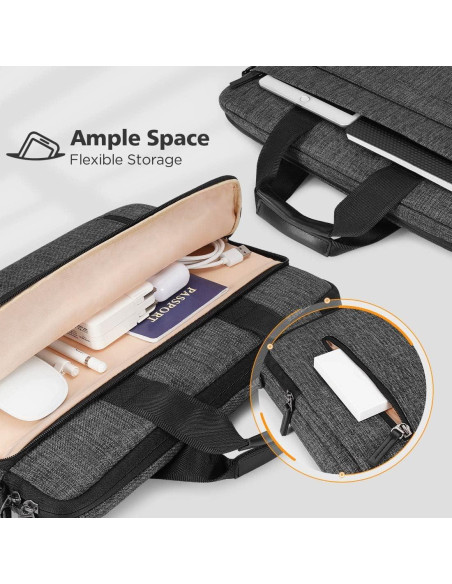 Bolsa para Laptop KIZUNA 12.5" Gris Resistente al Agua Bolsa para Laptop KIZUNA 12.5" Gris Resistente al Agua