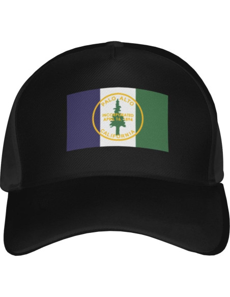 Gorra ajustable Palo Alto California 100% algodón unisex Gorra ajustable Palo Alto California 100% algodón unisex