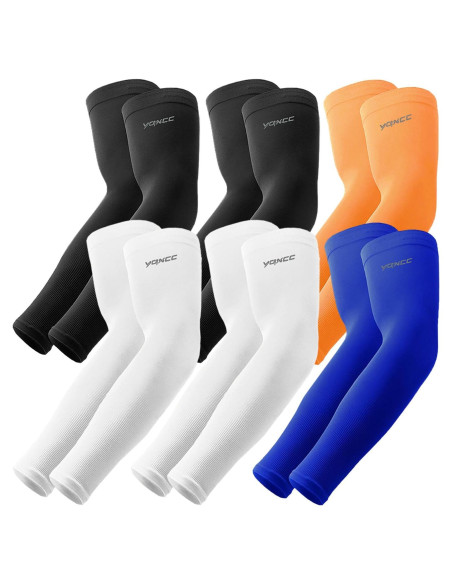 Mangas para Brazos YQXCC UV Frías UPF 50 Unisex 6 Pares Mangas para Brazos YQXCC UV Frías UPF 50 Unisex 6 Pares