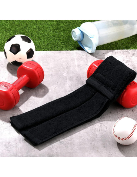 Toallas de Deporte Moukeren 3 Pcs Algodón Negro 50 cm Toallas de Deporte Moukeren 3 Pcs Algodón Negro 50 cm