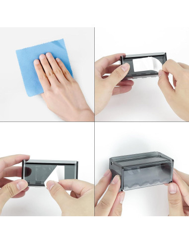 Soporte de Cepillos de Dientes LUEXBOX Montado en Pared 4 Ranuras
