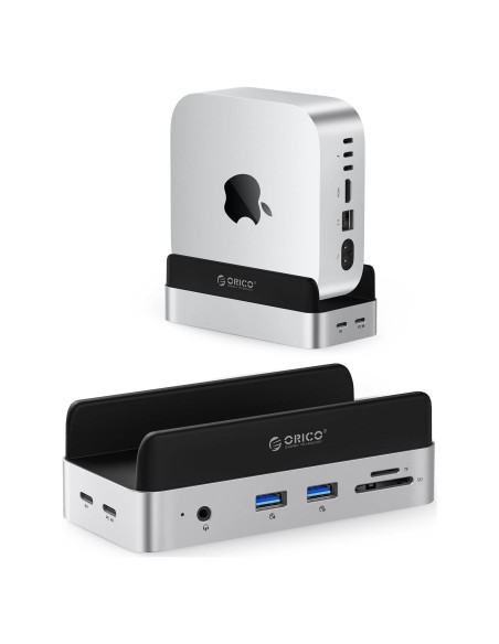 Dock y Soporte ORICO para Mac mini M4 con Enclosure M.2 SSD Dock y Soporte ORICO para Mac mini M4 con Enclosure M.2 SSD
